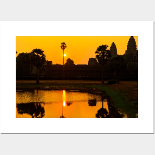 Angkor Wat Sunrise Wall Art by Femaleform